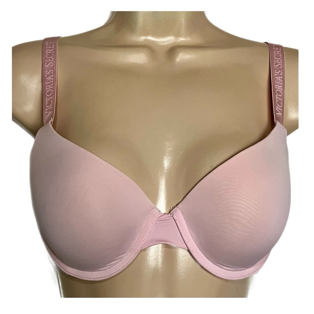 🐣 Victoria's Secret Light Pink T-shirt Lightly Lined Demi Bra